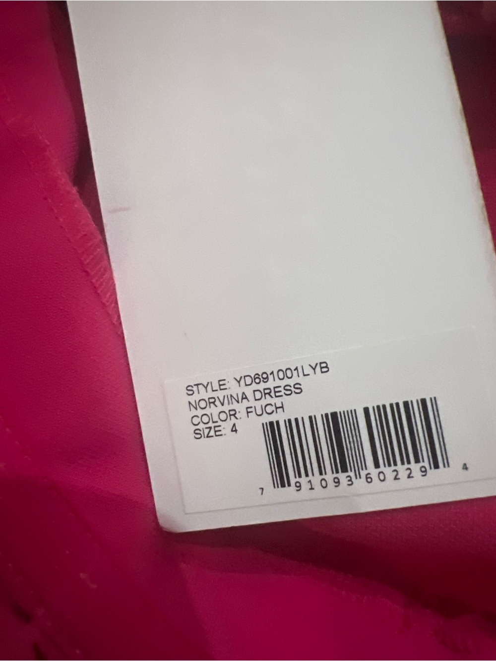 Likely Fuchsia One-Shoulder Ruffle Mini Dress - Picture 3 of 3